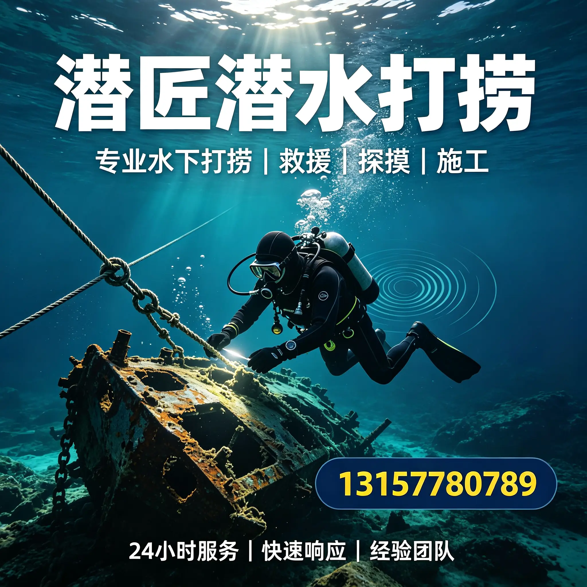 修武水下打捞作业服务产品